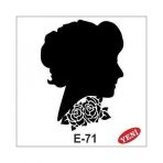 Artebella E-71 10X10 cm Stencil
