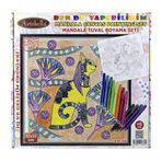Artebella KM-08 Mandala 32x32 cm Tuval Boyama Seti