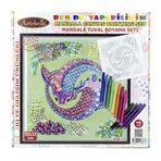 Artebella KM-12 Mandala 32x32 cm Tuval Boyama Seti