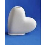 Artebella Seramik 21x6x20,5 cm Kalp Vazo