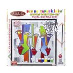 Artebella ST-12 32x32 cm Tuval Boyama Seti