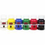 Artebella Transparan Cam Vitray Boyası 50ml 6'lı Set ABSTC001