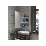 ARTEL MOBİLYA Tek Kapaklı Aynalı Banyo Dolabı Suntalam