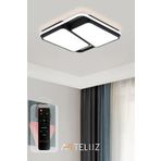 ARTELUZ Kesik Kare Model Modern Plafonyer Avize 50x50 cm 3 Renk Işık Dimmer Uzaktan Kumanda