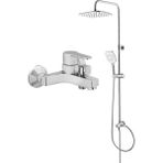 Artema A42676 ST021 Win S Banyo Batarya ve GMS Karine Tepe Yağmurlama Duş Seti