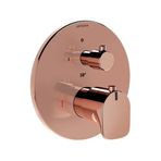 Artema A4269426 Root Round Sıva Üstü Grubu Bakır Ankastre Termostatik Banyo Bataryası