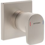 Artema A4272934 Sıva Üstü Fırçalı Nikel Root Square Ankastre Stop Valf
