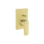 Artema A4275223 Root Square Sıva Üstü Altın Ankastre Banyo Bataryası