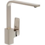 Artema A4275334 Root Square Nikel Fırçalı Eviye Bataryası