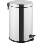 Artema A44017 Arkitekta 20 lt Çelik Yavaş Kapanır Çöp Kovası