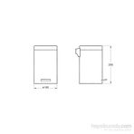 Artema A44055 Arkitekta 5 lt Çelik Çöp Kovası