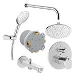 Artema A49279 Root Round Krom Ankastre Duş Seti