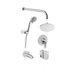 Artema Flow Round Ankastre Banyo Seti - A49306 - Gümüş