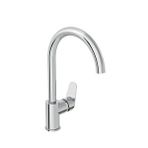 Artema Flow Round C Tipi Eviye Bataryası, Krom A43407 Çok Renkli