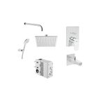 Artema Flow Square Ankastre Duş Seti Krom A49305 (A43208-A41949-A45652-A45707STA-A45736-A43131)