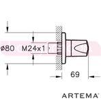 Artema Juno Ankastre Stop Valf