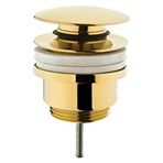Artema Lavabo Süzgeci, Yuvarlak (Universal-Basmalı Aç-Kapa) Soft Altın, A4514974