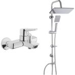 Artema Solid S Banyo Bataryası + Duxxa Mirage Duş Sistemi - 1 - Krom