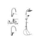 Artema Solid S Kuğu Lavabo, Banyo, Eviye,gms Karine Tepe Duş Set