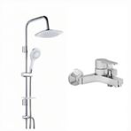 Artema Win S A42676 Banyo Batarysı + Tema Bianco 53270 5+1 Tepe Duş Seti Krom