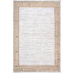 Artemis Halı Alegra 03020C Gold Kemik Çizgi Desenli Bambu Halı