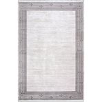 Artemis Halı Alegra 03020E Gri Kemik Çizgi Desenli Bambu Halı GOLD KEMİK 200 x 290