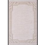 Artemis Halı Alegra 09100C Krem Bej Çizgi Desenli Bambu Halı KREM BEJ 160 x 230