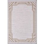 Artemis Halı Alegra 09100E Krem Gold Çizgi Desenli Bambu Halı GOLD KREM 100 x 200