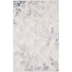 Artemis Halı Artex 02506A Krem Mavi Çiçekli Desen Halı KREM MAVİ 80 x 300