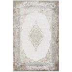 Artemis Halı Dream 09707C Gri Gold Klasik Bambu Halı Gri 80 x 150