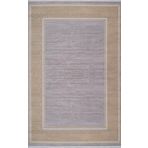 Artemis Halı Mina 03026A Gri Gold Çerçeve Desen Bambu Halı