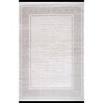 Artemis Halı Mina 03026B Kemik Gri Çizgili Desen Bambu Halı GRİ 100 x 300