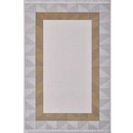 Artemis Halı Mina 09101D Gri Gold Çerçeve Desen Bambu Halı GRİ GOLD 80 x 150