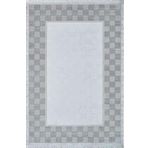 Artemis Halı Mina 09106A Bej Mavi Çerçeve Desen Bambu Halı MAVİ BEJ 100 x 200