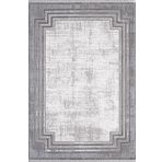 Artemis Halı Murano 01360A Gri Krem Eskitme Desenli Yün Halı