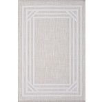 Artemis Halı Murano 09163E Krem Bej Çizgi Desenli Yün Halı