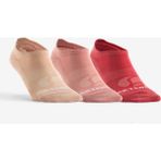 Artengo Tenis Çorabı - Kısa Konç - 3 Çift - Pembe Desenli - Artengo RS 160 - 35 - 38 - Pembe - Mor