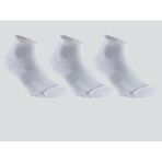 Artengo Tenis Çorabı - Orta Boy Konçlu - Unisex - 3 Çift - RS500 - 35 - 38 - Beyaz