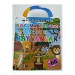 Artenino Çantalı Boyama Kitabı - Egzotik Hayvanlar