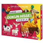 Artenino Çiftlik Hayvanları 12 Büyük Parça Dokun Hisset Puzzle