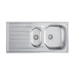 Artenova Aeb 2010 Dekorlu Sol Damlalıklı 1.5 Gözlü Evye