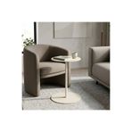 Artepera Circle Metal C Sehpa, Dekoratif Yan Sehpa, Modern Tasarım