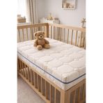Artex 12Cm Cotton Süngerli Bebek Çocuk Beşik Yatağı 70x110 Yıkanabilir Kılıflı Park Yatak Oyun Parkı