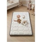 Artex 5Cm Cotton Süngerli Bebek Çocuk Beşik Yatağı 60x120 Park Yatak Oyun Parkı Yatağı