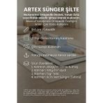 Artex Sünger Şilte 80X200 Yer Yatağı Nano 9 +-1cm cm Ped Yatak Şiltesi Pedi Topper Mattress - Çok Renkli - 80 x 200 cm