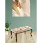Art&Gift Civan Açık Kahve Kapitoneli Yatak Odası Antre Dinlenme Bekleme Alanı Ayak Ucu Bench