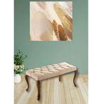 Art&Gift Civan Krem Kapitoneli Yatak Odası Antre Dinlenme Bekleme Alanı Ayak Ucu Bench