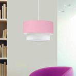Artgift Pasta Tekli Sarkıt Avize Pembe Kumaş Yatak Odası Çocuk Odası Salon Avize