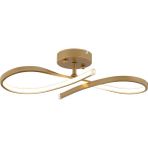 Artı Aydınlatma Modern Mutfak Banyo LED Salon Sarkıt Avize-Beyaz LED - Gold