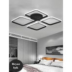 Artı Aydınlatma Zac Plafonyer Ledli Avize Modern Mutfak LED Salon Avize -(3 Renk Led) - Antrasit